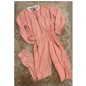 Pink Utility Jumpsuit